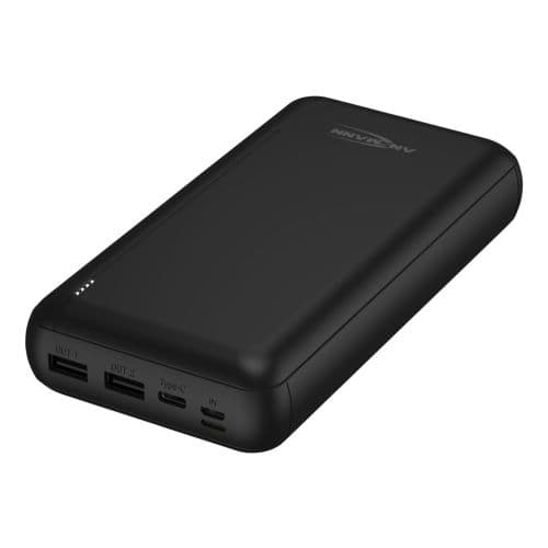 Ansmann Powerbank PB212 30 000 mAh, extrêmement puissant, avec technologie Multi-Safe, noir