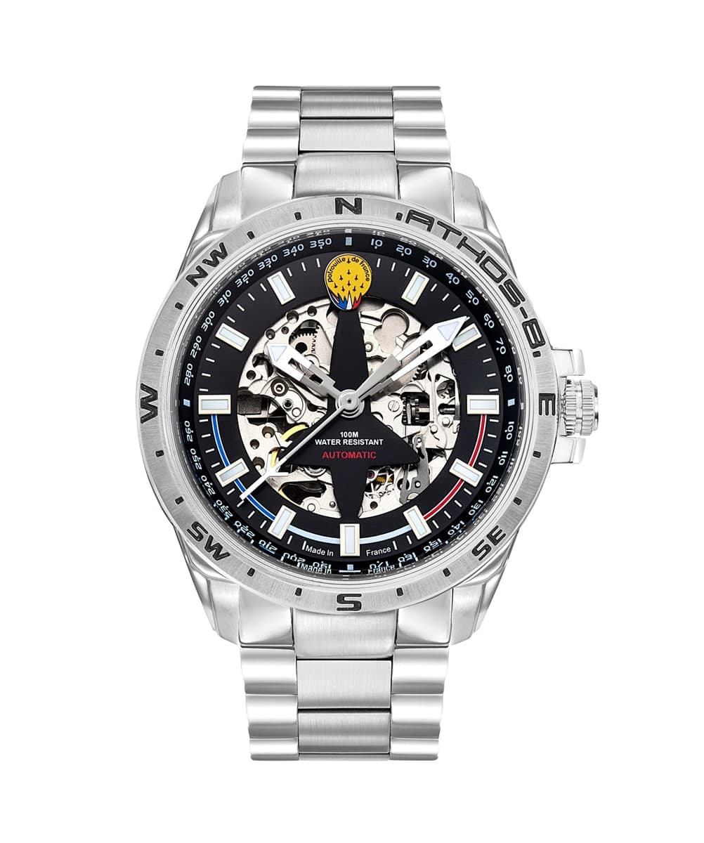 MONTRE PATROUILLE DE FRANCE ATHOS 8 ACIER