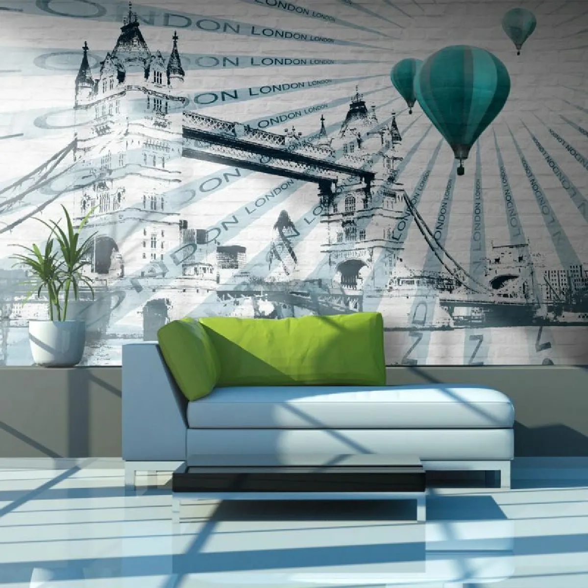 Paris Prix Vol en Montgolfière Papier Peint - 270x350 cm