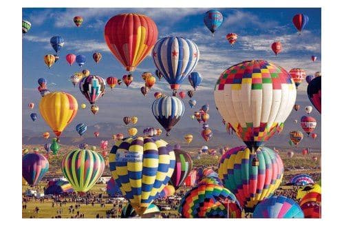 Puzzle adulte : vol en montgolfieres - 1500 pieces - educa collection ballons dirigeables