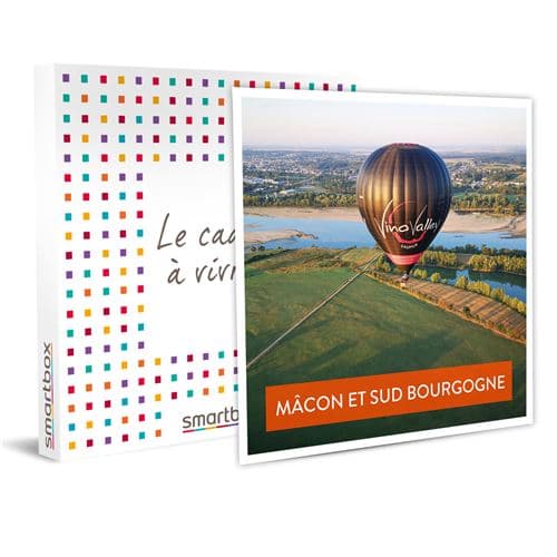 SMARTBOX - Vol en montgolfière d'1h20 le matin en semaine en Bourgogne - Coffret Cadeau Sport & Aventure