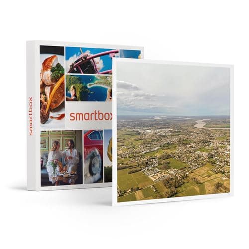 Excursion aérienne de 20 minutes en hélicoptère près de Bordeaux - SMARTBOX - Coffret Cadeau Sport & Aventure